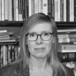 Black and white photo of Dr. Christine Ferguson